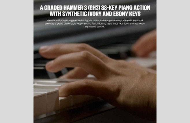 Yamaha YDP-S54 Black Walnut Digital Piano - Image 7